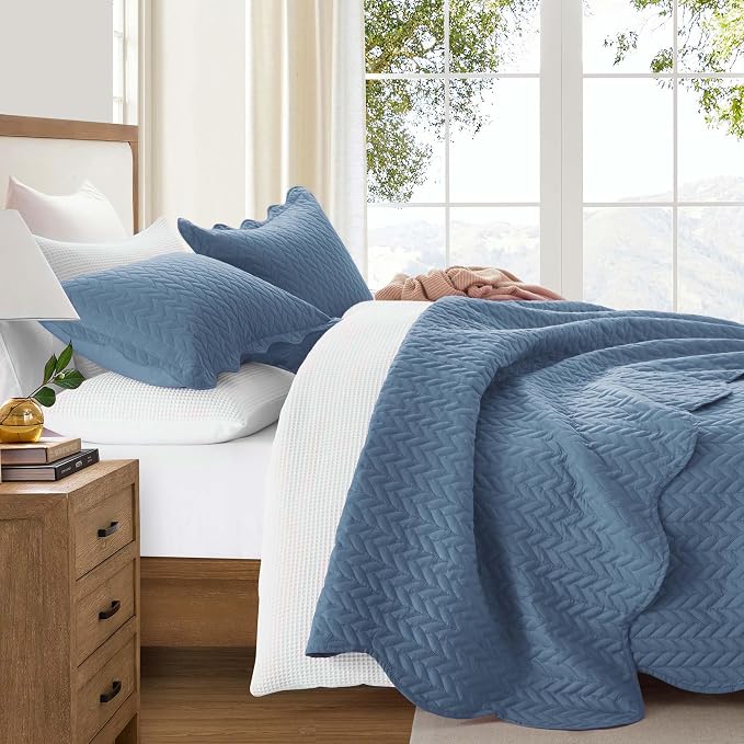 IR Imperial Rooms 8 Pack Quilt King Size Bedding - Image 4
