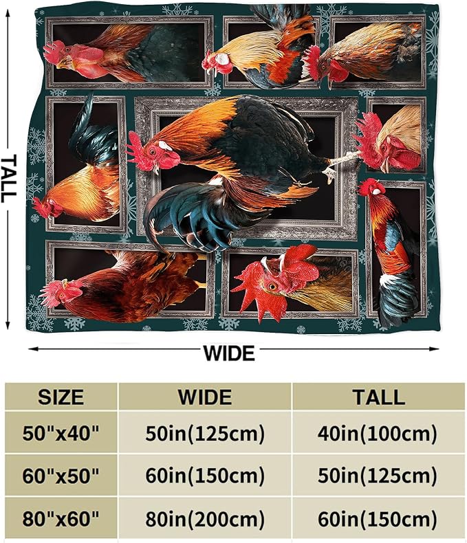 Rooster Throw Blanket - Image 5