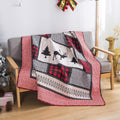 Soul & Lane Deer in The Pines 50" x 60" Lightweight Buffalo Plaid Blanket: by SoulLane