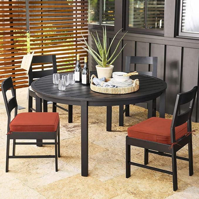 Outdoor Sunbrella Square Corner Seat Cushion, 18.5"x16"x3", Non Slip Seat - Image 3