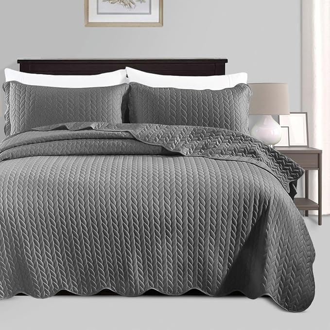 IR Imperial Rooms California King Quilt Bedding Set Size + 2 Pillow Shams by IRImperialRooms