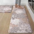 GENIMO Kitchen Mats for Floor, Kitchen Rugs Non Slip Washable Sets of 2 by GENIMO