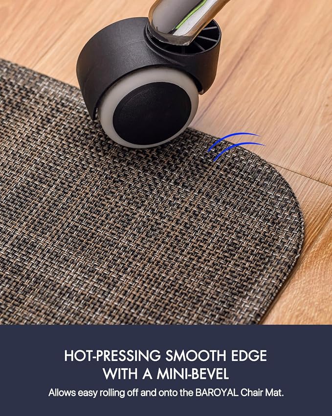 Office Chair Mat for Hardwood Floor Under Desk Computer Rolling Chair Mat for - Image 5