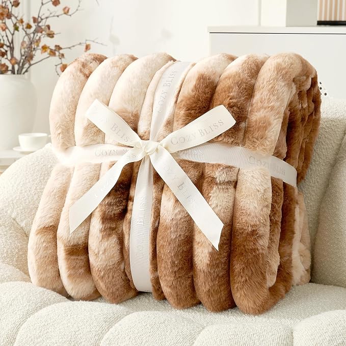 Cozy Bliss Faux Fur Throw Blanket - Image 6