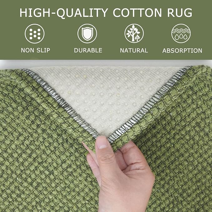 KOZYFLY Long Runners for Hallways 3x12 ft Washable Kitchen Runner Non Slip - Image 6
