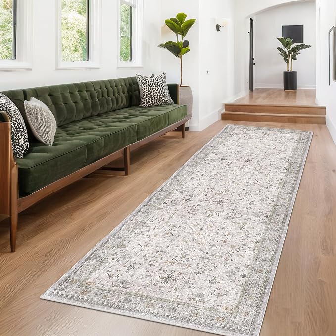 Light Gray Kitchen Rug 10 ft Long - Image 6