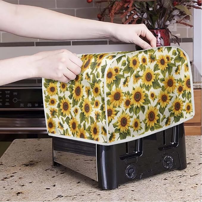 ZFRXIGN Sunflower Toaster Covers 4 Slice Toaster Cover - Image 2