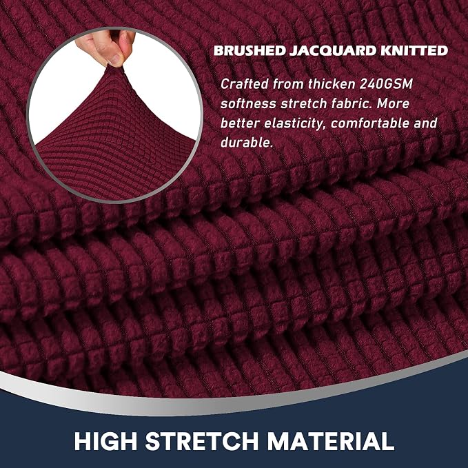 Stretch Sofa Arm Covers Spandex Jacquard Anti-Slip Couch Arm Covers - Image 4