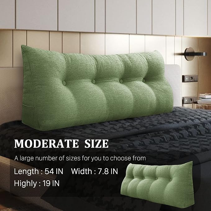 Wedge Headboard Pillow Dorm Room Reading Pillow Back Support - Image 2