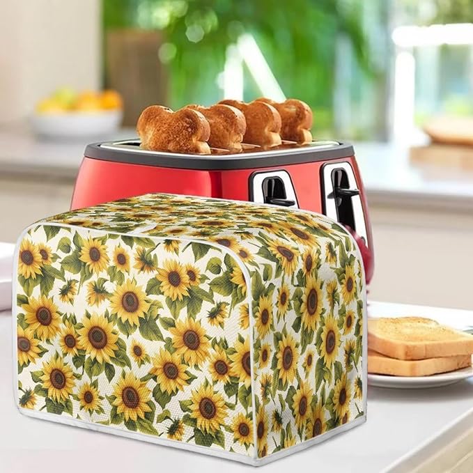 ZFRXIGN Sunflower Toaster Covers 4 Slice Toaster Cover - Image 3
