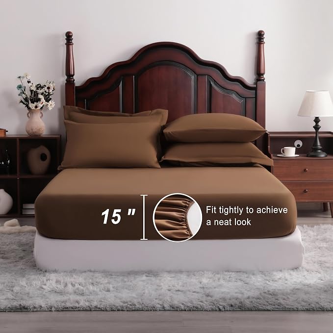 NTBAY King Comforter Set with Sheets, 7 Pieces Soft and Breathable King Bedding - Image 3