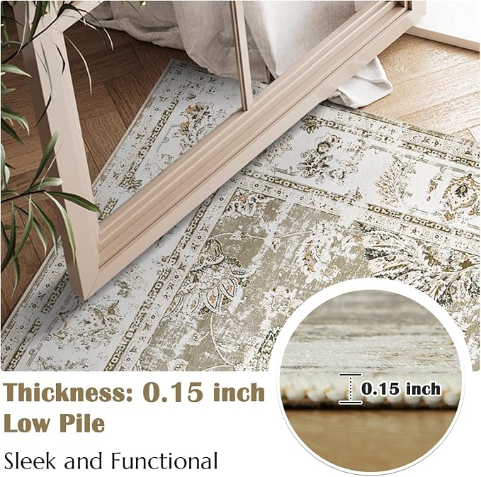 jinchan Fiora 9x12 Area Rugs for Living Room - Image 6