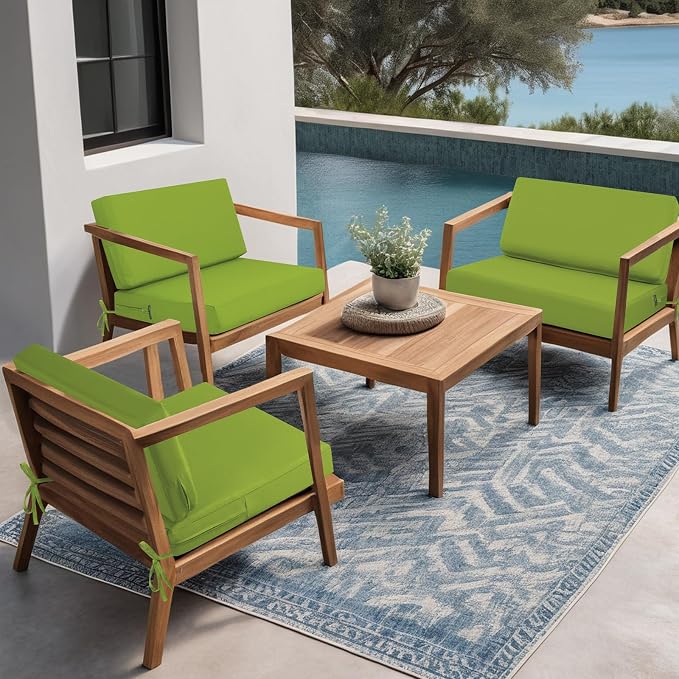 idee-home Outdoor Cushions for Patio Furniture, Outdoor Seat Cushion, - Image 3