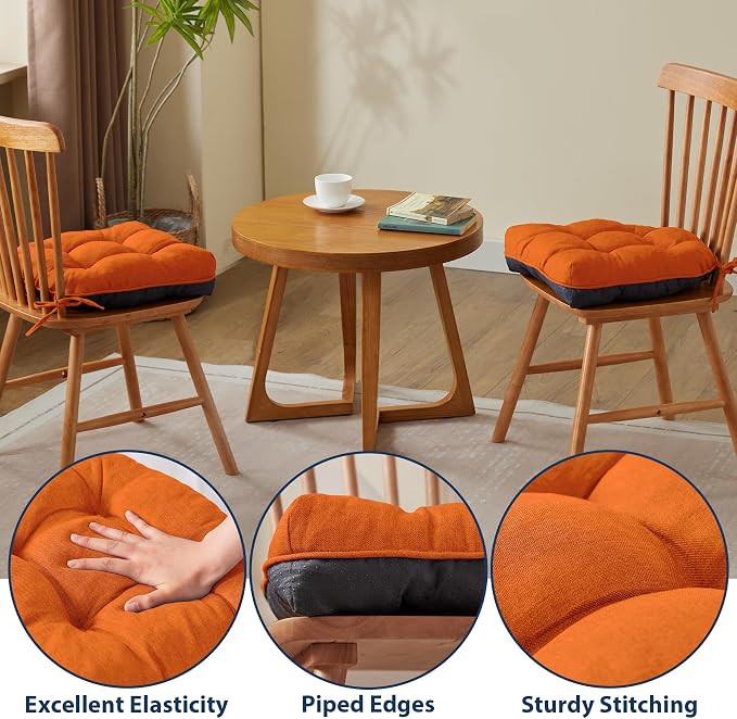 Chair Cushions for Dining Chairs, Seat Cushions for Kitchen Chairs, Indoor Seat - Image 5