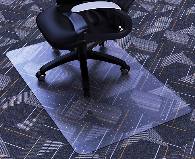 Amyracel Chair Mat for Carpet, Easy Glide Plastic Floor Mat for Office Chair on - Image 8