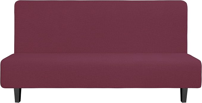 Easy-Going Stretch Futon Slipcover Armless Futon Bed Cover Furniture Protector by Easy-Going