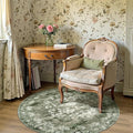 jinchan Round Rug 4ft Area Rug by JINCHAN