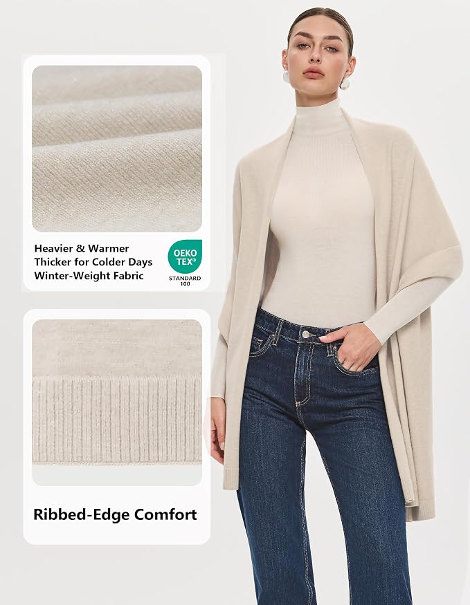PULI Women's Pashmina Shawl Wraps - Image 4