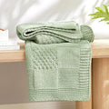 Amélie Home Checkered Chenille Knit Throw Blanket by Am%C3%A9lieHome
