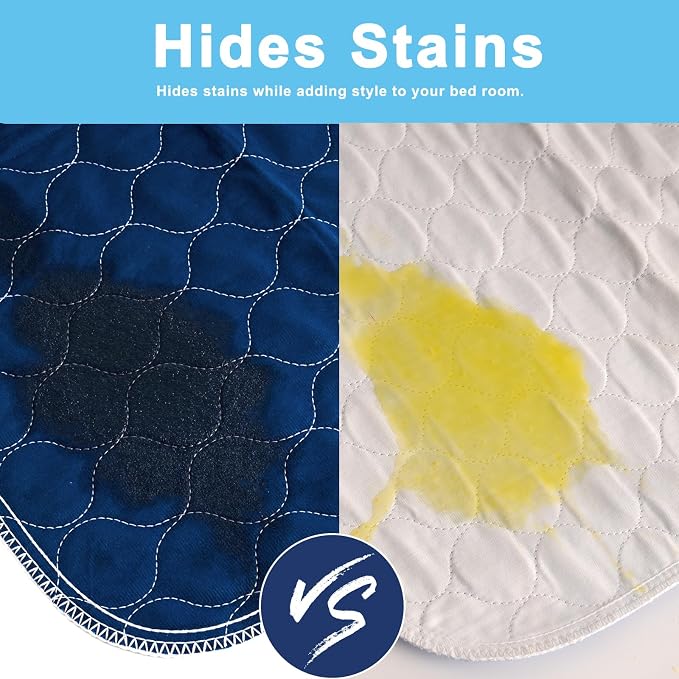 Alsunny® Hide Stains Pads for Beds for Incontinence Adults 36x72 Inch, Bed Pads - Image 9