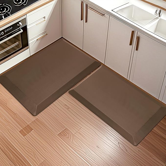 2 PCS Anti Fatigue Kitchen Mats by TyrotHomeDecor