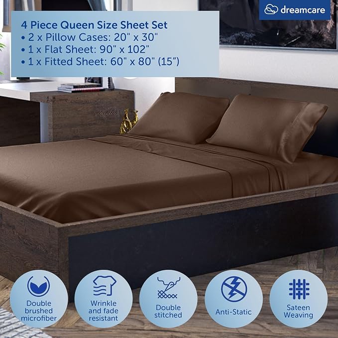 DREAMCARE Queen Size Sheets - Image 4