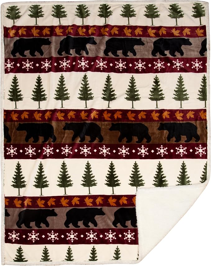 CARSTENS, INC. Ultra Premium Super Soft Plush Sherpa Fleece Oversized Throw - Image 8