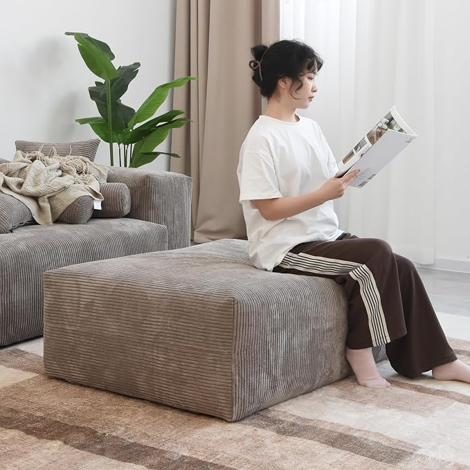 JACH 181" Oversized Modular Sectional Sofa, Deep 4-Seats Sectional Couch - Image 8