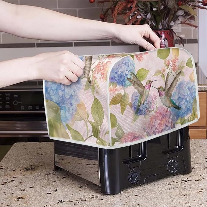 Hummingbird Kitchen Blender Cover Toaster Cover 4 Slice Washable Kitchen - Image 5