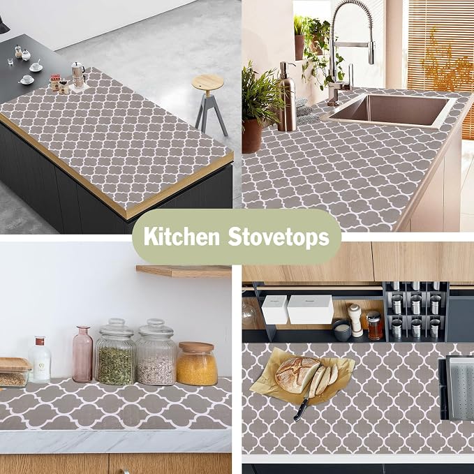 Drawer and Shelf Liner for Kitchen Cabinet: 12 in X 30 Ft Non Slip Waterproof - Image 6