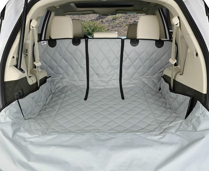 4Knines Split Cargo Liner for SUV – for Dogs & Pets, Heavy-Duty, Waterproof by 4Knines
