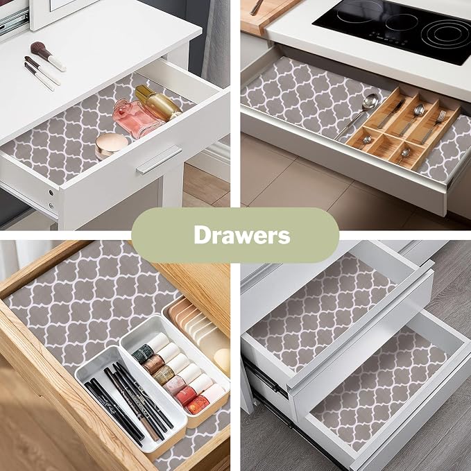Drawer and Shelf Liner for Kitchen Cabinet: 12 in X 30 Ft Non Slip Waterproof - Image 5