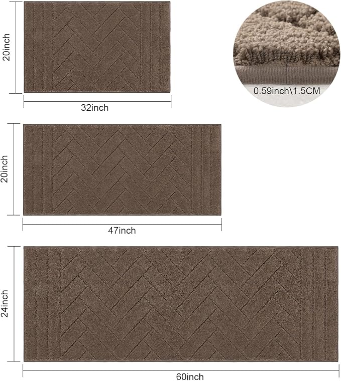 Tindbea Dog Mat for Muddy Paws, Absorbs Moisture Dirt Non-Slip Washable Mud Mat - Image 7