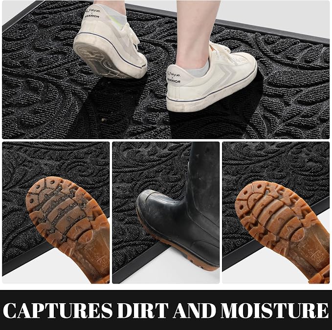 Yimobra Large Door Mat Outside Entrance 47x24, Waterproof Sturdy Outdoor Mats - Image 7