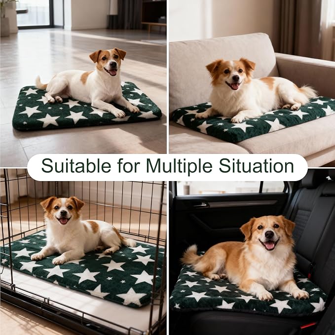 Washable Dog Bed Plush Orthopedic Outdoor Crate Mat - Image 4
