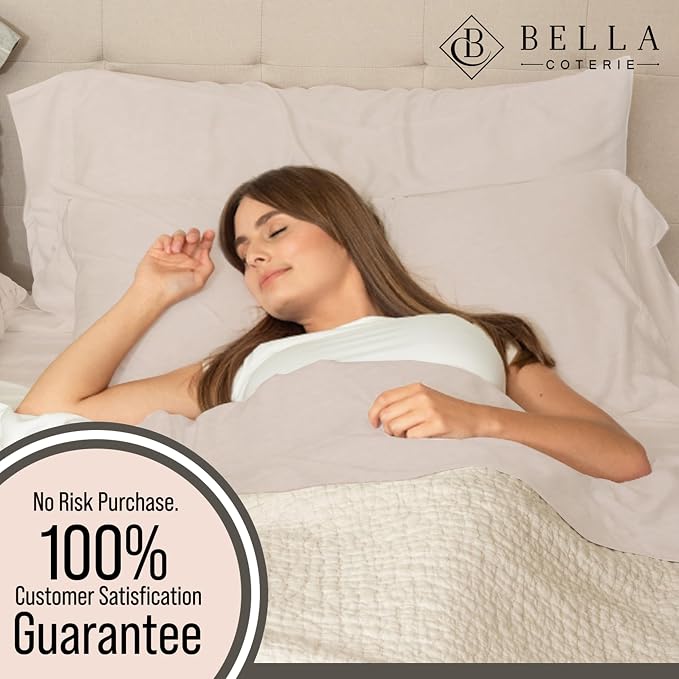 Bella Coterie Luxury Bamboo Viscose Full Size Sheet Set | 100% Organically - Image 5