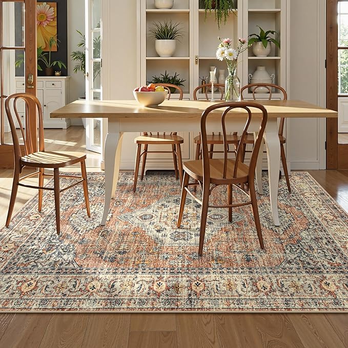 Lahome Oriental Washable Rugs 5x7, Soft 5x7 Rug - Image 5