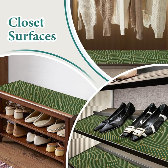 Shelf Liners for Kitchen Cabinets 17.5in x 20FT, Non Adhesive Cabinet Liner - Image 7