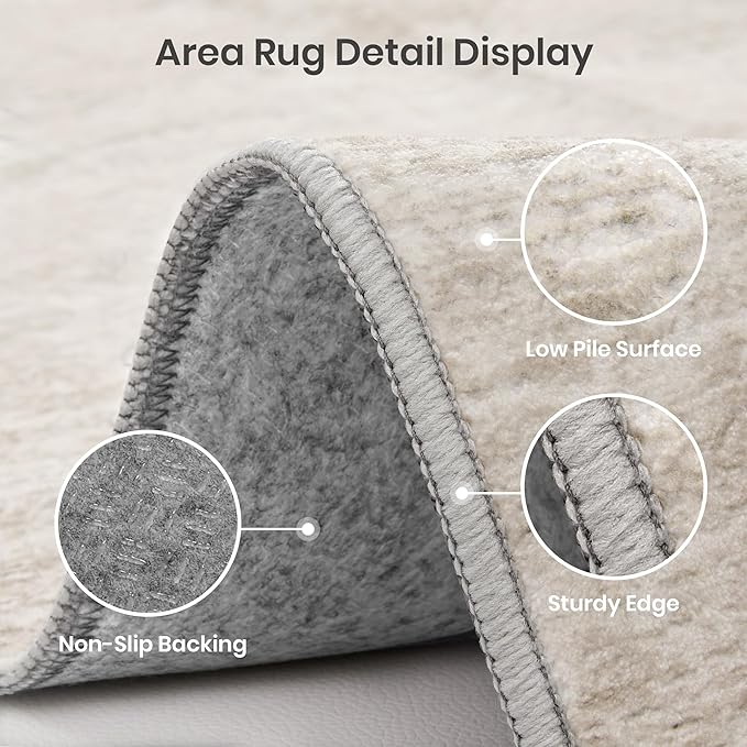 Valenrug Washable Rugs 6x9 - Image 4