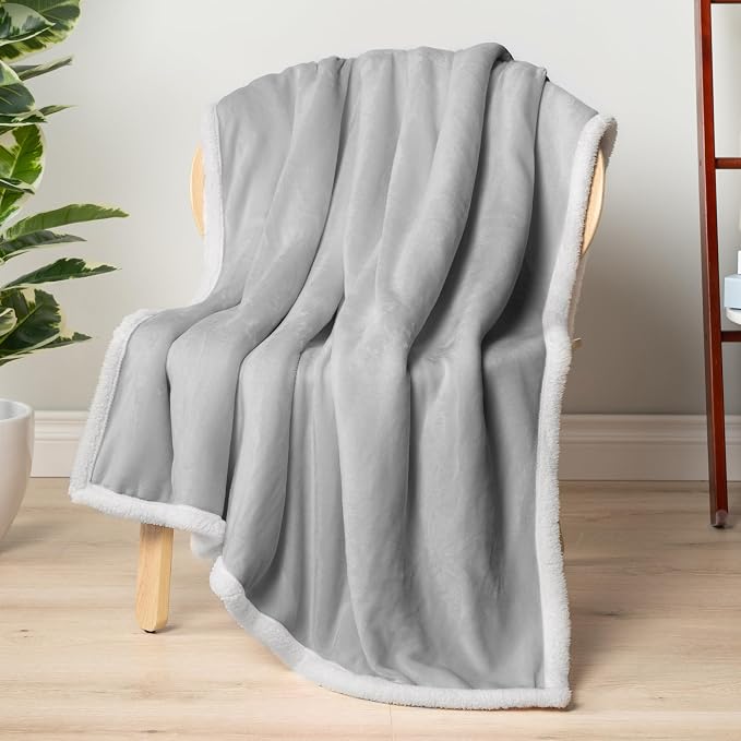 PAVILIA Sherpa Fleece Throw Blanket - Image 8