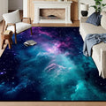 6' x 9' Galaxy Area Rug Bedroom Living Room by CERYUEE