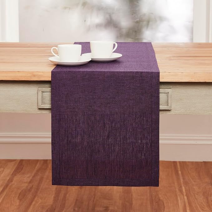Solino Home Linen Table Runner 48 Inches - Image 2