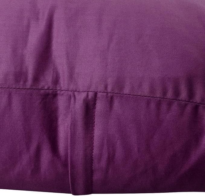 Thmyo 4-Pack 100% Cotton Lumbar Comfortable Solid Decorative Throw Pillow Case - Image 9