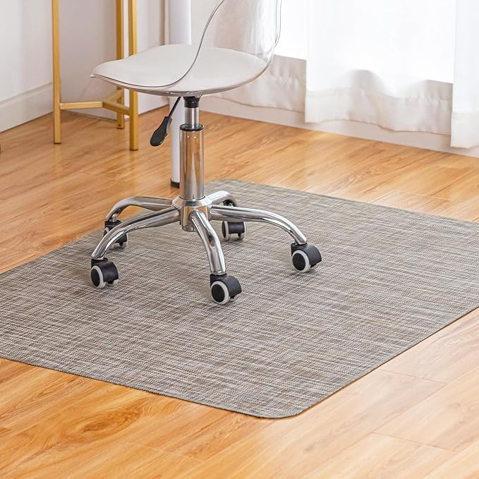 Office Chair Mat for Hardwood Floor Under Desk Computer Rolling Chair Mat for by BAROYAL