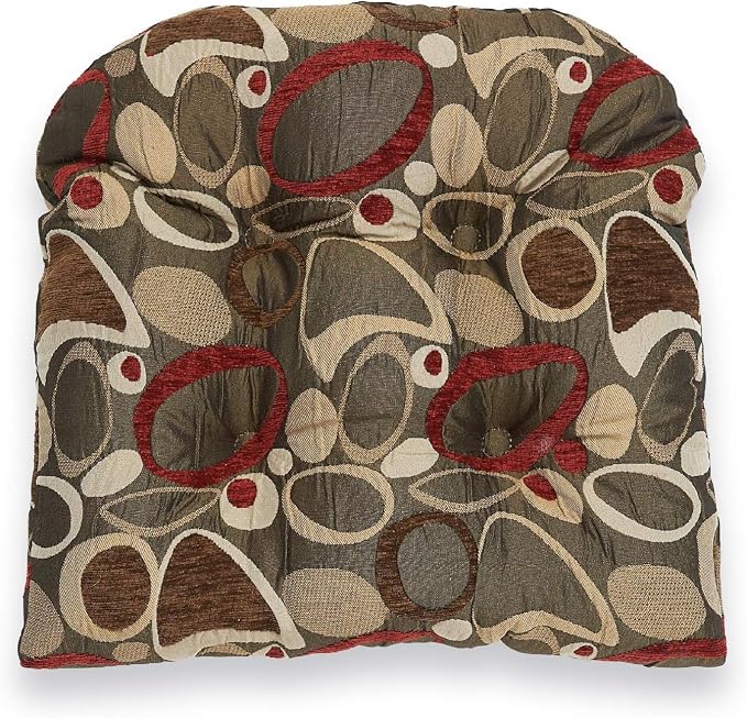 Klear Vu Gripper Overstuffed Universal Non-Slip Dining Chair Cushions - Image 8