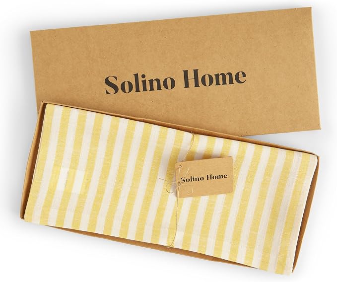 Solino Home Linen Table Runner 120 Inches Long - Image 6