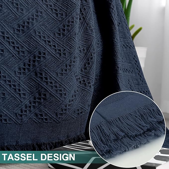 MYSKY HOME Navy Sofa Cover, Sofa Slipcovers, Sofa Throw Cover - Image 4