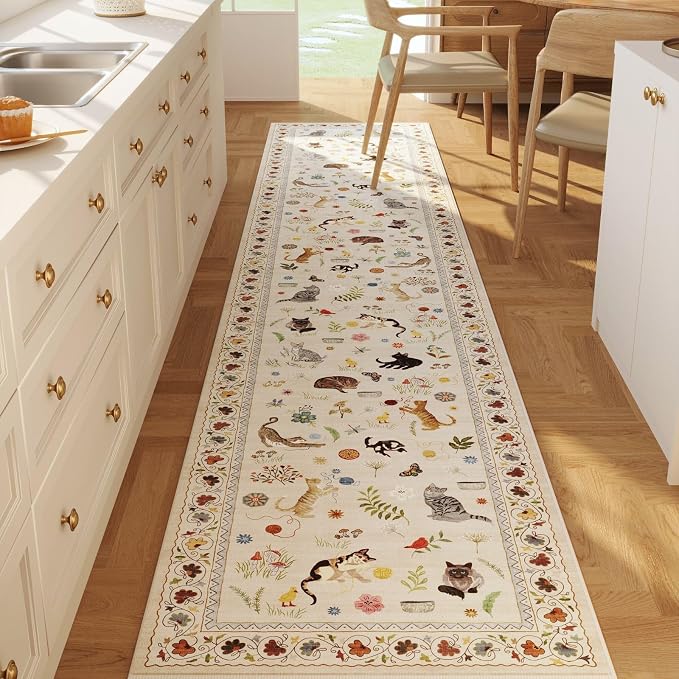 Rugcomf Runners for Kitchen Runner Rug Non Slip 2'x10' Long Washable Rugs - Image 2