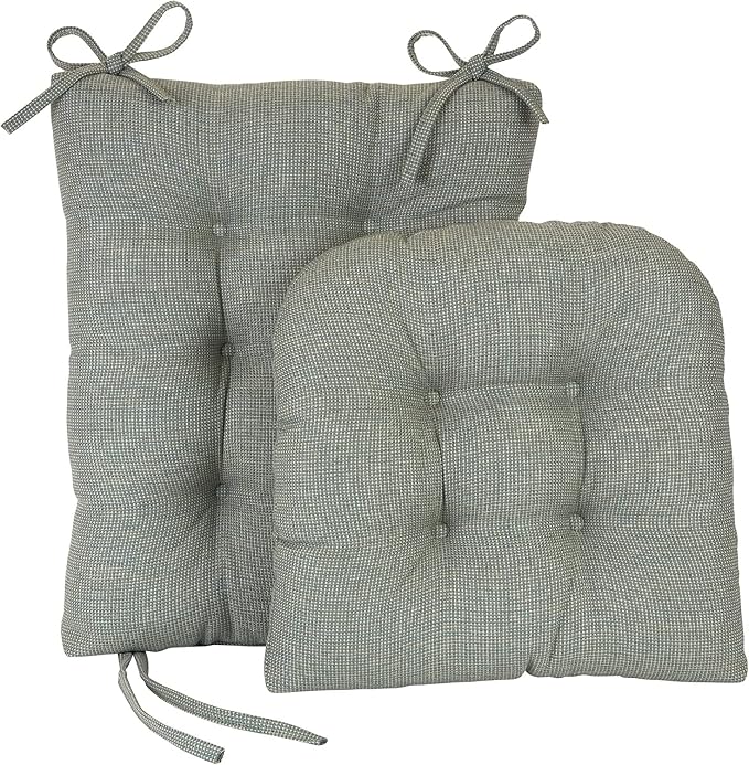 Klear Vu Omega Non-Slip Rocking Chair Cushion, Assembled in USA, Thick Tufted - Image 2