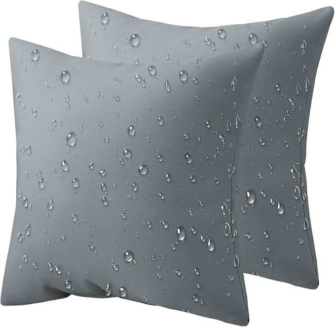 Phantoscope Pack of 2 Premium Dual Usage Outdoor Pillow Inserts, Waterproof by Phantoscope